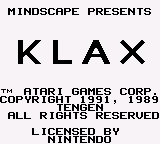 Klax (USA) (Mindscape)